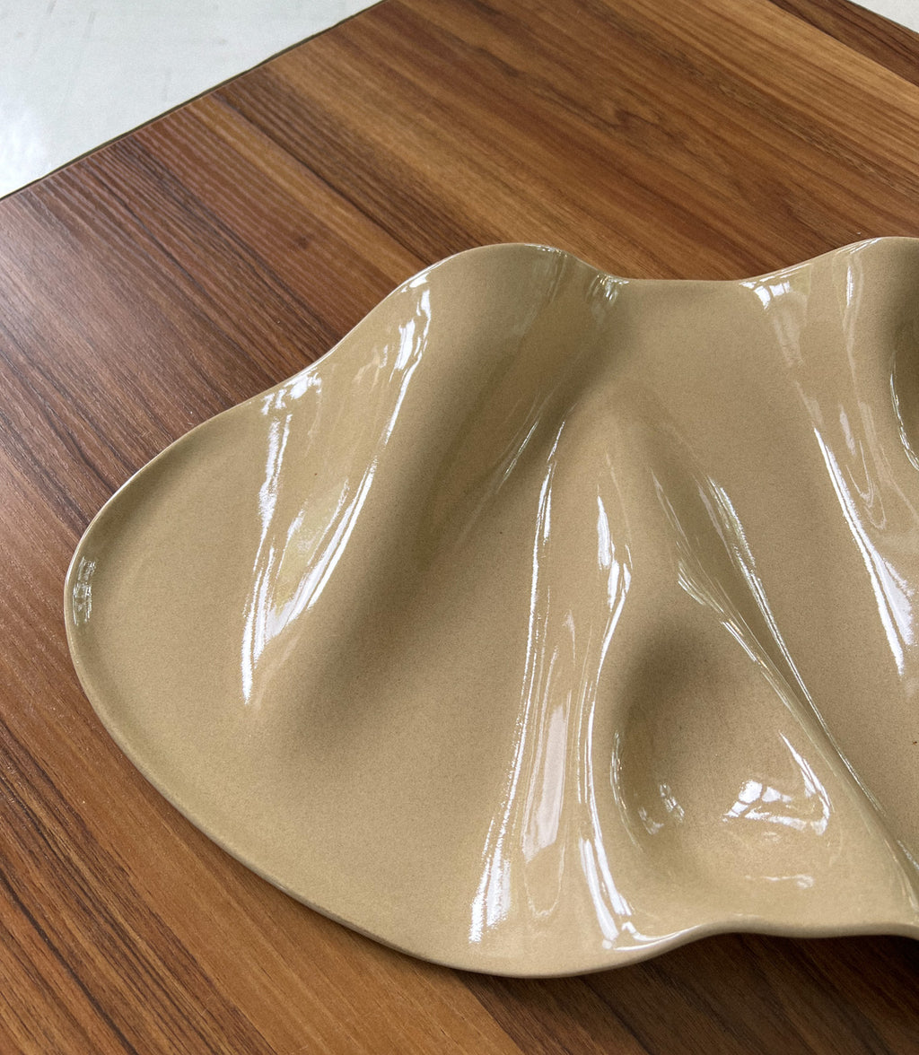 Taca na przekąski WAVY no. 4 TOFFEE