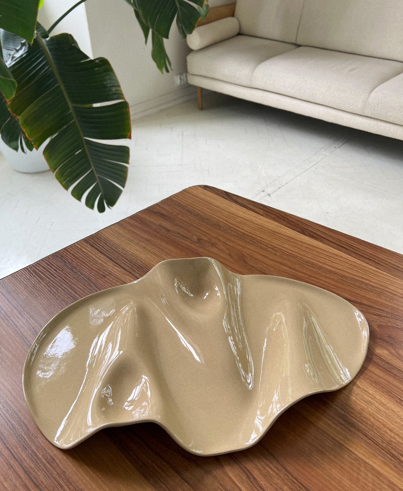 Taca na przekąski WAVY no. 4 TOFFEE