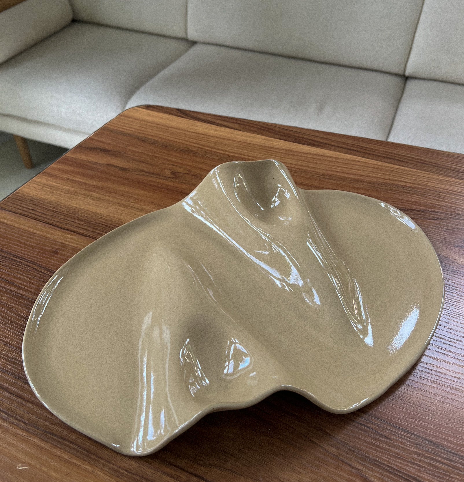 Taca na przekąski WAVY no. 2 TOFFEE