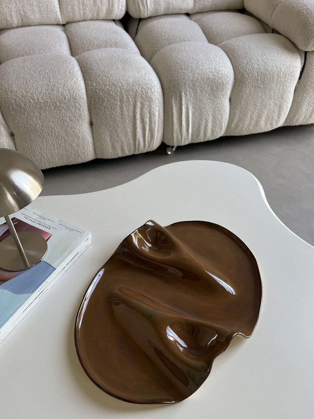 WAVY snack tray no. 2 TAUPE