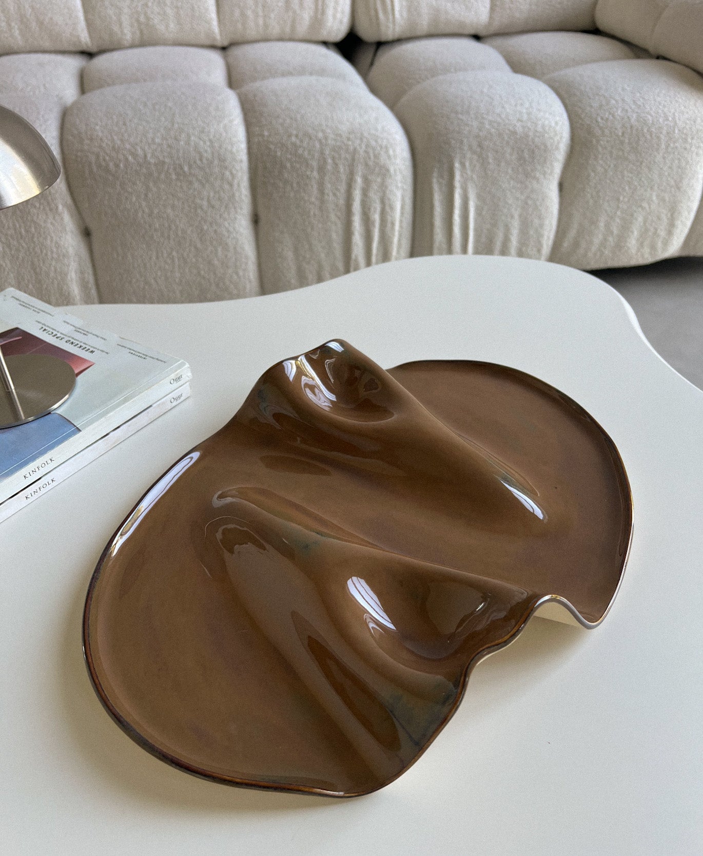 WAVY snack tray no. 2 TAUPE